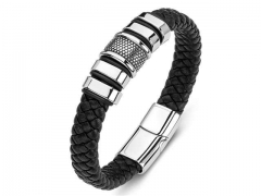 HY Wholesale Leather Bracelets Jewelry Popular Leather Bracelets-HY0134B027