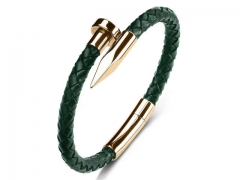 HY Wholesale Leather Bracelets Jewelry Popular Leather Bracelets-HY0134B506