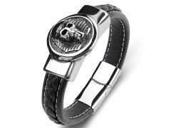 HY Wholesale Leather Bracelets Jewelry Popular Leather Bracelets-HY0134B1083