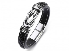 HY Wholesale Leather Bracelets Jewelry Popular Leather Bracelets-HY0134B011