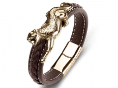 HY Wholesale Leather Bracelets Jewelry Popular Leather Bracelets-HY0134B1140