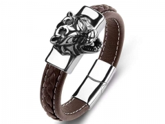 HY Wholesale Leather Bracelets Jewelry Popular Leather Bracelets-HY0134B819