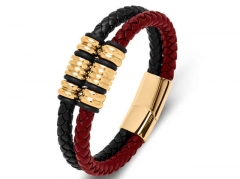 HY Wholesale Leather Bracelets Jewelry Popular Leather Bracelets-HY0134B173