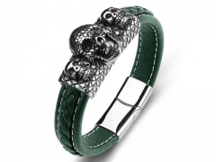 HY Wholesale Leather Bracelets Jewelry Popular Leather Bracelets-HY0134B711