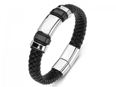 HY Wholesale Leather Bracelets Jewelry Popular Leather Bracelets-HY0134B245