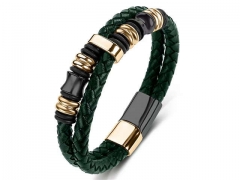 HY Wholesale Leather Bracelets Jewelry Popular Leather Bracelets-HY0134B156