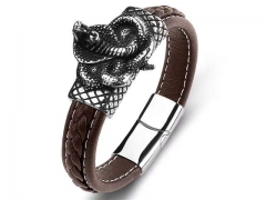 HY Wholesale Leather Bracelets Jewelry Popular Leather Bracelets-HY0134B1045