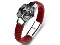 HY Wholesale Leather Bracelets Jewelry Popular Leather Bracelets-HY0134B1006