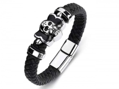 HY Wholesale Leather Bracelets Jewelry Popular Leather Bracelets-HY0134B407