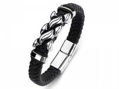 HY Wholesale Leather Bracelets Jewelry Popular Leather Bracelets-HY0134B241