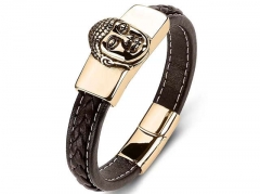 HY Wholesale Leather Bracelets Jewelry Popular Leather Bracelets-HY0134B268