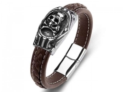 HY Wholesale Leather Bracelets Jewelry Popular Leather Bracelets-HY0134B1074