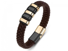 HY Wholesale Leather Bracelets Jewelry Popular Leather Bracelets-HY0134B454