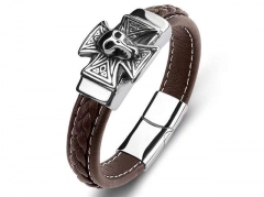 HY Wholesale Leather Bracelets Jewelry Popular Leather Bracelets-HY0134B1035