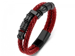 HY Wholesale Leather Bracelets Jewelry Popular Leather Bracelets-HY0134B216