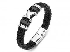 HY Wholesale Leather Bracelets Jewelry Popular Leather Bracelets-HY0134B298