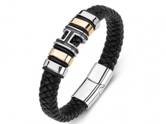 HY Wholesale Leather Bracelets Jewelry Popular Leather Bracelets-HY0134B291