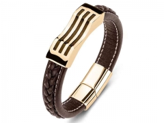 HY Wholesale Leather Bracelets Jewelry Popular Leather Bracelets-HY0134B229
