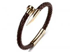 HY Wholesale Leather Bracelets Jewelry Popular Leather Bracelets-HY0134B085