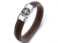HY Wholesale Leather Bracelets Jewelry Popular Leather Bracelets-HY0134B797