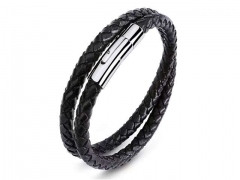 HY Wholesale Leather Bracelets Jewelry Popular Leather Bracelets-HY0134B514