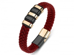 HY Wholesale Leather Bracelets Jewelry Popular Leather Bracelets-HY0134B043