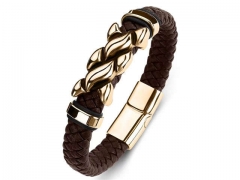 HY Wholesale Leather Bracelets Jewelry Popular Leather Bracelets-HY0134B220