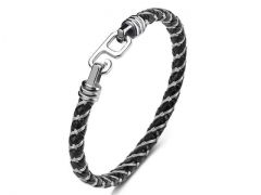HY Wholesale Leather Bracelets Jewelry Popular Leather Bracelets-HY0134B059