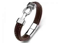 HY Wholesale Leather Bracelets Jewelry Popular Leather Bracelets-HY0134B595