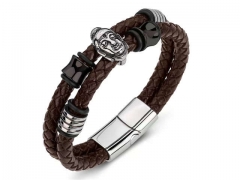 HY Wholesale Leather Bracelets Jewelry Popular Leather Bracelets-HY0134B537