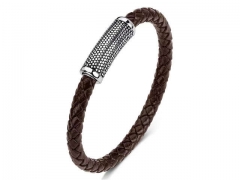HY Wholesale Leather Bracelets Jewelry Popular Leather Bracelets-HY0134B560