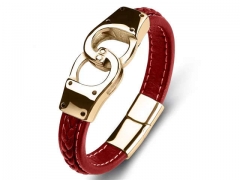HY Wholesale Leather Bracelets Jewelry Popular Leather Bracelets-HY0134B412