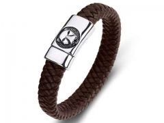 HY Wholesale Leather Bracelets Jewelry Popular Leather Bracelets-HY0134B1093