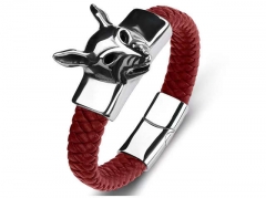 HY Wholesale Leather Bracelets Jewelry Popular Leather Bracelets-HY0134B1089