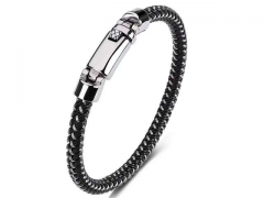 HY Wholesale Leather Bracelets Jewelry Popular Leather Bracelets-HY0134B336