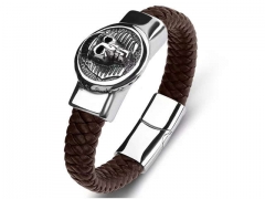 HY Wholesale Leather Bracelets Jewelry Popular Leather Bracelets-HY0134B1081