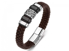 HY Wholesale Leather Bracelets Jewelry Popular Leather Bracelets-HY0134B225