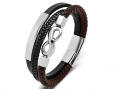 HY Wholesale Leather Bracelets Jewelry Popular Leather Bracelets-HY0134B304