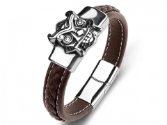 HY Wholesale Leather Bracelets Jewelry Popular Leather Bracelets-HY0134B1065