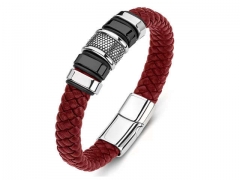 HY Wholesale Leather Bracelets Jewelry Popular Leather Bracelets-HY0134B386