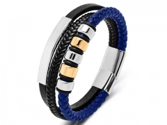 HY Wholesale Leather Bracelets Jewelry Popular Leather Bracelets-HY0134B767