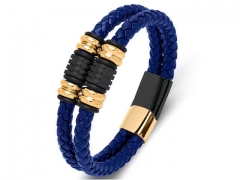 HY Wholesale Leather Bracelets Jewelry Popular Leather Bracelets-HY0134B188