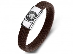 HY Wholesale Leather Bracelets Jewelry Popular Leather Bracelets-HY0134B799