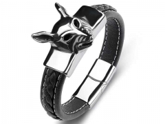 HY Wholesale Leather Bracelets Jewelry Popular Leather Bracelets-HY0134B1085