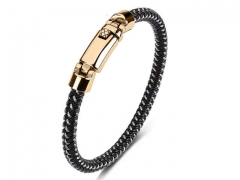 HY Wholesale Leather Bracelets Jewelry Popular Leather Bracelets-HY0134B341