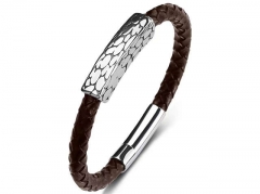 HY Wholesale Leather Bracelets Jewelry Popular Leather Bracelets-HY0134B081
