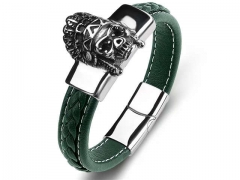 HY Wholesale Leather Bracelets Jewelry Popular Leather Bracelets-HY0134B438