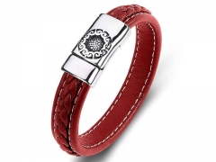 HY Wholesale Leather Bracelets Jewelry Popular Leather Bracelets-HY0134B524