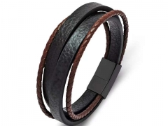 HY Wholesale Leather Bracelets Jewelry Popular Leather Bracelets-HY0134B659