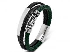 HY Wholesale Leather Bracelets Jewelry Popular Leather Bracelets-HY0134B862